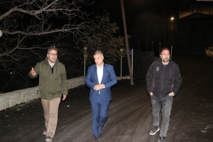تصویر بازدید شبانه فرماندار طالقان از روستاهای کجیران و کلاهرود