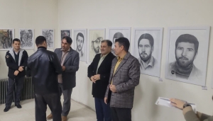 تصویر آیین اختتامیه نمایشگاه طراحی و نقاشی هنرمندان آموزشگاه هنری فروردین در نظرآباد