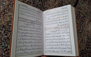 تصویر آغاز پویش "من قرآن را دوست دارم" در مدارس البرز