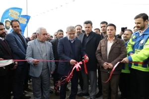 تصویر افتتاح پایگاه اورژانس جدید در مشکین دشت به مناسبت دهه مبارک فجر