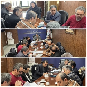 تصویر برگزاری جلسه کمیته نمایشگاهی استان البرز در اتاق اصناف مرکز استان البرز