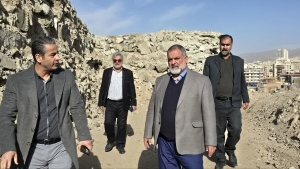 تصویر منازل تملک شده در خیابان شهید مصطفایی تبدیل به بوستان می‌شود