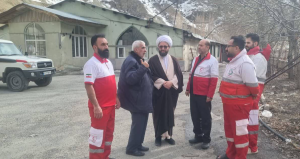 تصویر بازدید امام جمعه آسارا از پایگاه امداد و نجات دوآب شهرستانک