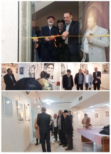 تصویر برپایی نمایشگاه گروهی نقاشی در فرهنگسرای امام علی علیه السلام