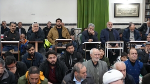 تصویر اجتماع پرشور مردمی امت حزب الله کمال‌شهر در پی شهادت امام خامنه ای
