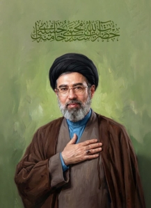 تصویر عهد و بیعت اعضای شورای اسلامی دوره ششم شهر کرج با ولی امر مسلمین