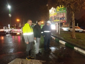 تصویر بازدید شهردار هشتگرد از سطح شهر
