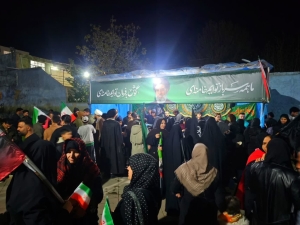 تصویر اجتماع عاشقان امام شهید امت در شهرستان چهارباغ