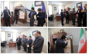 تصویر رونمایی از پوستر نخستین مهرواره «ناداستان و روایت ایران‌نگار» در البرز