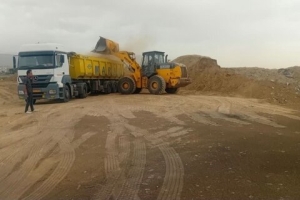 تصویر عملیات پاکسازی و آماده‌سازی اراضی شهرک ایرانیان آغاز شد