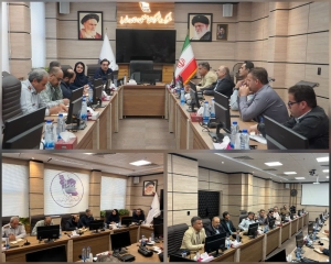 تصویر برگزاری جلسه بررسی وضعیت ایمنی و آتش‌نشانی در شهرک‌های صنعتی استان البرز