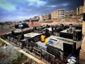 تصویر آغاز عملیات احداث خانه جوان در فاز ۲، محله ۳ مهستان