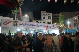 تصویر تداوم راهپیمایی‌ها؛ هشتاد و یکمین گام مردم کرج در مسیر ولایت