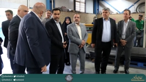 تصویر بازدید و نظارت میدانی علی حدادی از شرکت کلورزآریانا شهرستان ساوجبلاغ