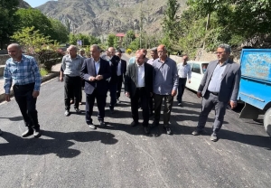 تصویر بازدید میدانی دکتر حدادی از بخش مرکزی طالقان