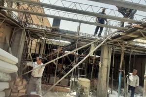 تصویر تخریب و جلوگیری از ۱۳ مورد ساخت‌وساز غیرمجاز