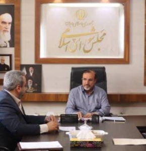 تصویر دیدار مدیرکل کمیته امداد البرز با نماینده مردم غرب استان در مجلس شورای اسلامی