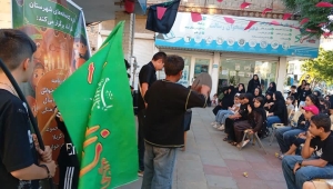 تصویر ویژه‌برنامه «روایت سرخ کتابخوانی» در کتابخانه عمومی امام باقر(ع) نظرآباد برگزار شد