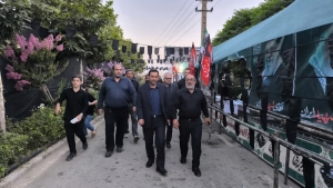 تصویر بازدید مدیرکل صمت البرز از موکب مرکزی و موکب اتاق اصناف شهرستان چهارباغ+ تصاویر