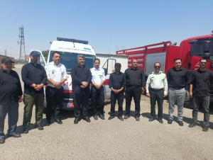 تصویر بازدید فرماندار شهرستان ساوجبلاغ از موکب «عاشقان ولایت»