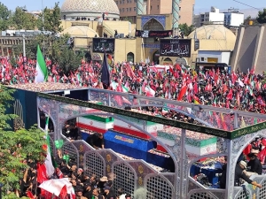 تصویر هیچ مورد فوتی در مراسم تشییع رهبر شهید وجود ندارد