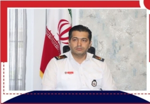 تصویر تقدیر رئیس سازمان آتش‌نشانی کرج از آتش‌نشانان حاضر در مأموریت تأمین ایمنی مراسم تشییع قائد امت