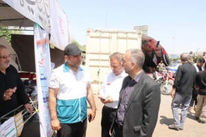 تصویر تلاش شبانه‌روزی همکاران برای تأمین امنیت سلامت زائران، تجلی عینی تعهد به آرمان‌های «رهبر شهید» است