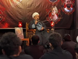 تصویر پیام تشییع باشکوه رهبر شهید این مردم هرگز میدان را خالی نخواهند کرد