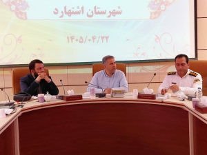 تصویر تأکید معاون فرماندار اشتهارد بر ساماندهی محور اشتهارد-ماهدشت