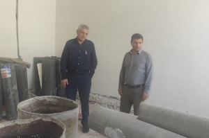تصویر پیشرفت ۶۰ درصدی پروژه مسکن محرومین در ساوجبلاغ