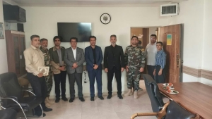 تصویر بازدید هیئت اعزامی اداره‌کل منابع طبیعی و آبخیزداری استان البرز از اداره شهرستان نظرآباد