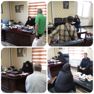 تصویر رسیدگی مستقیم مدیرکل بهزیستی استان البرز به مطالبات مددجویان