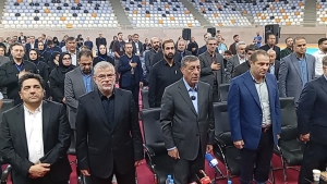 تصویر پس از ۱۵ سال انتظار ورزشگاه ۶ هزار نفری انقلاب کرج افتتاح شد