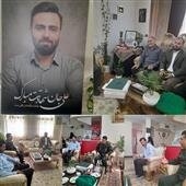 رئیس سازمان بسیج شهرداری کرج با خانوادههای معظم شهدای جنگ رمضان دیدار کرد
